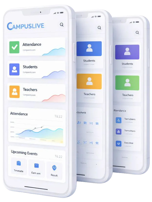 CAMPUSLIVE ai ui mockup
